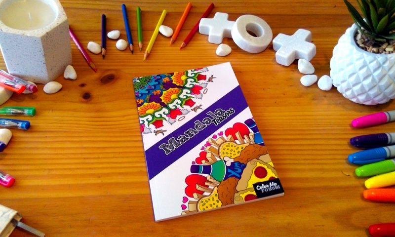 Foodie Coloring Books - an adult colouring book for food lovers